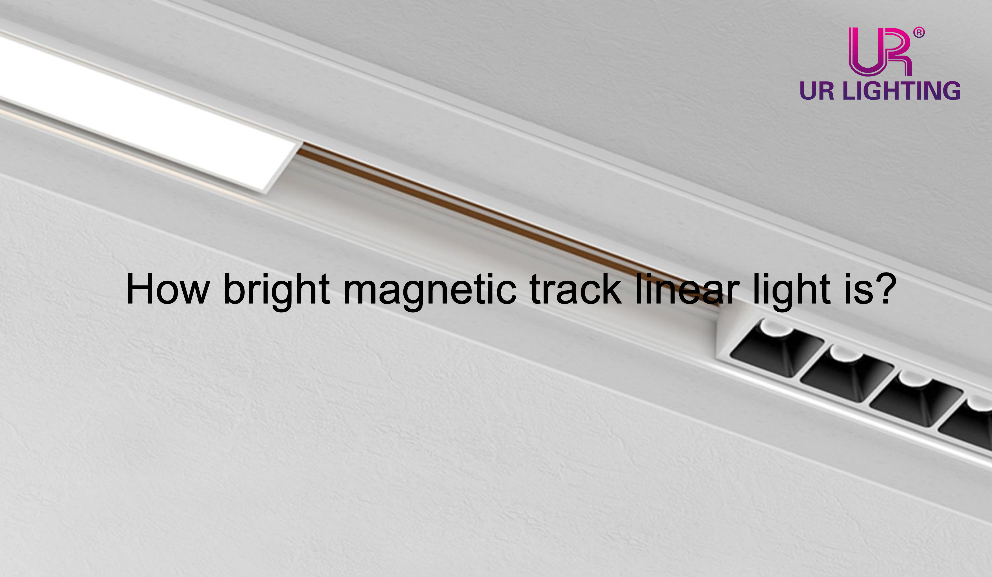 Wie helles magnetisches Spur lineares Licht ist?