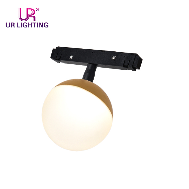 Sphärische Acrylschwarz -Magnetspur -Licht 10W C214
