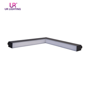 Innere Ecke Schwarzer Magnetspur Lineares Licht 20W C140-35